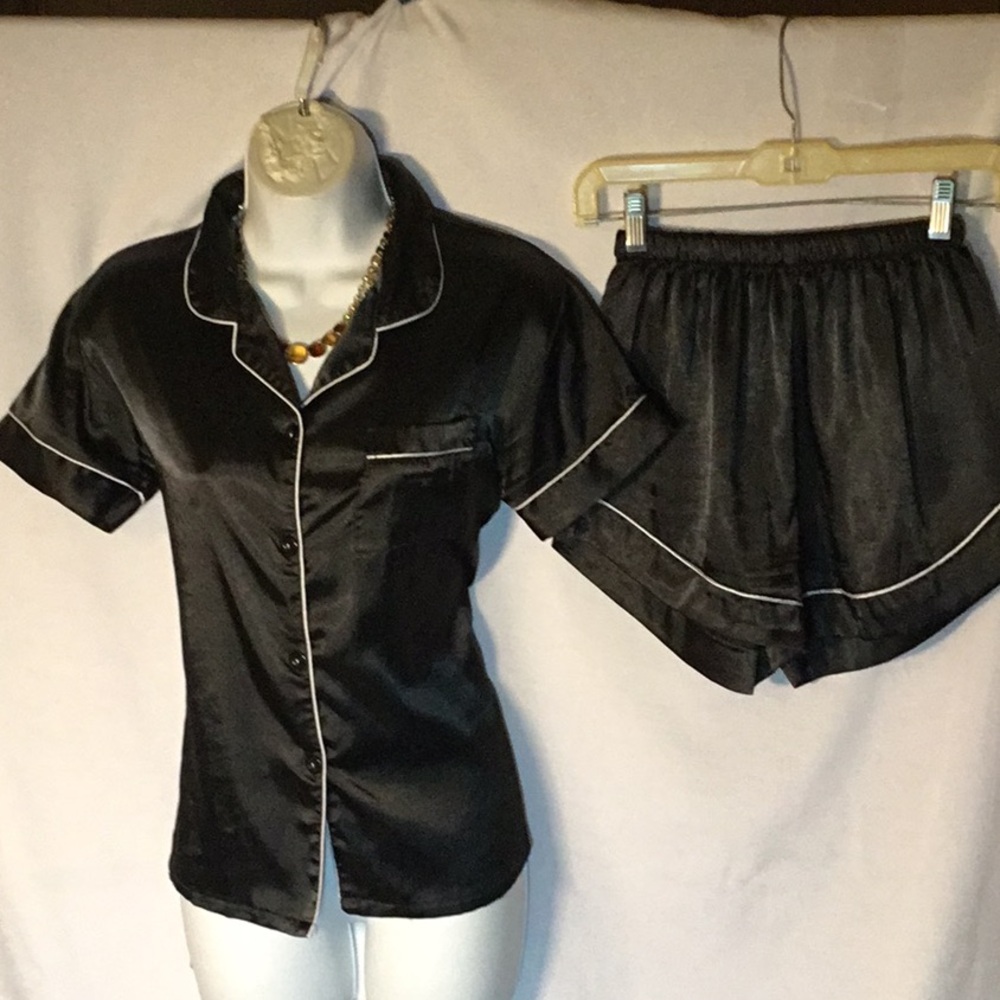 Womens Satin Pajamas